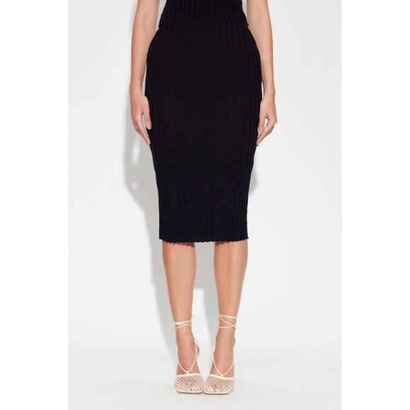 Cotton Citizen Skirts New Cotton Citizen Capri Midi Skirt In Black